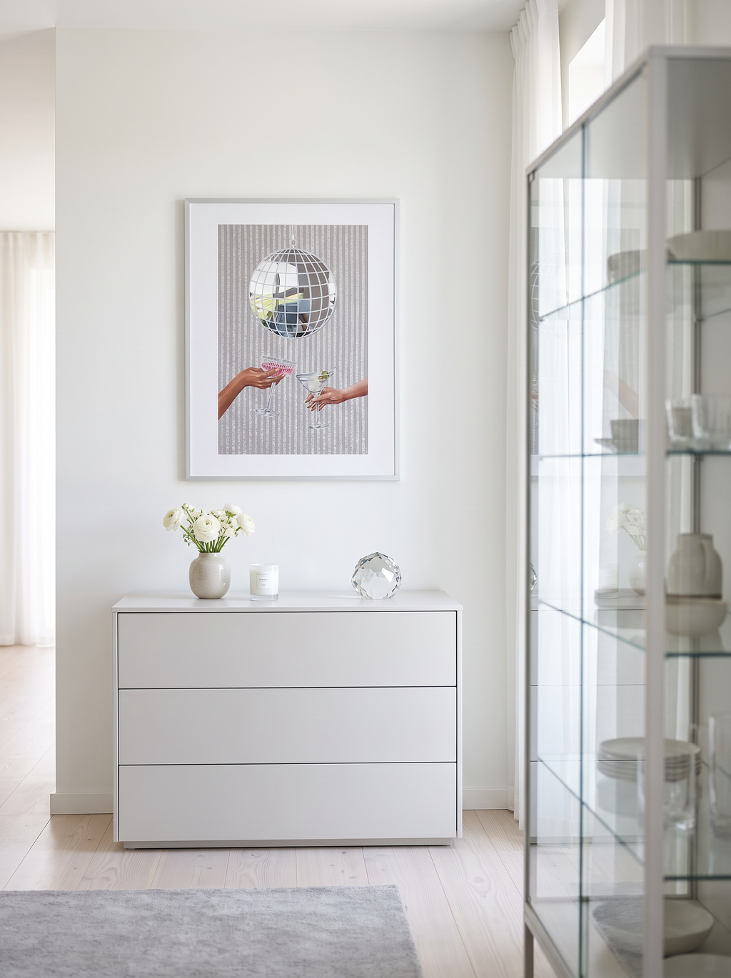 Disco bar art - Silver edition