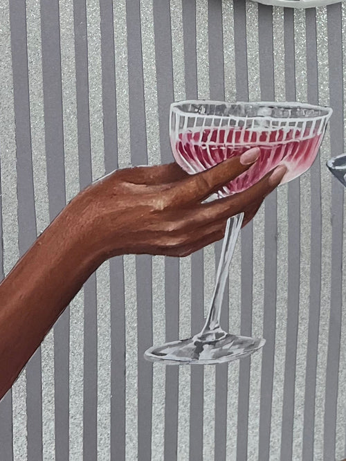 Disco bar art - Silver edition