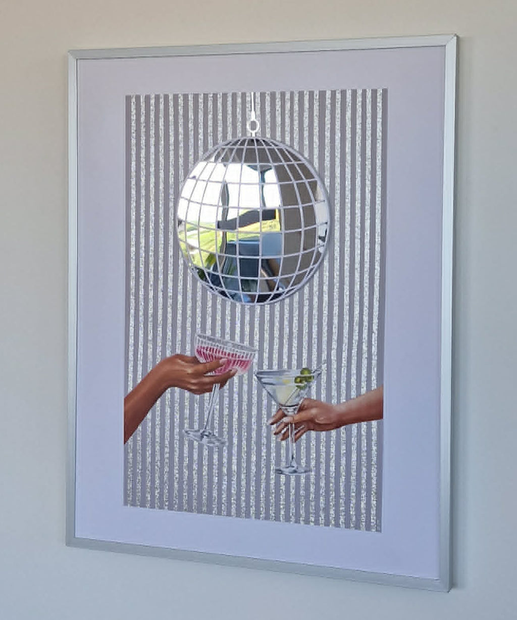 Disco bar art - Silver edition