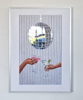 Disco bar art - Silver edition