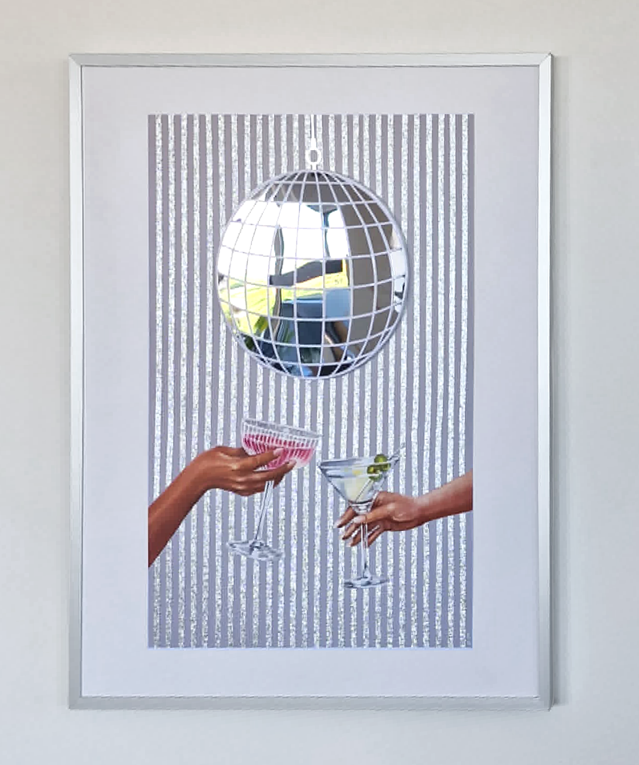 Disco bar art - Silver edition
