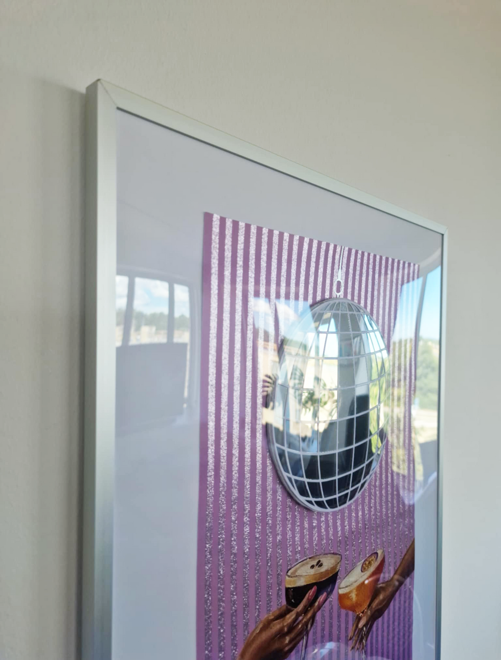 Disco bar art - Pink edition