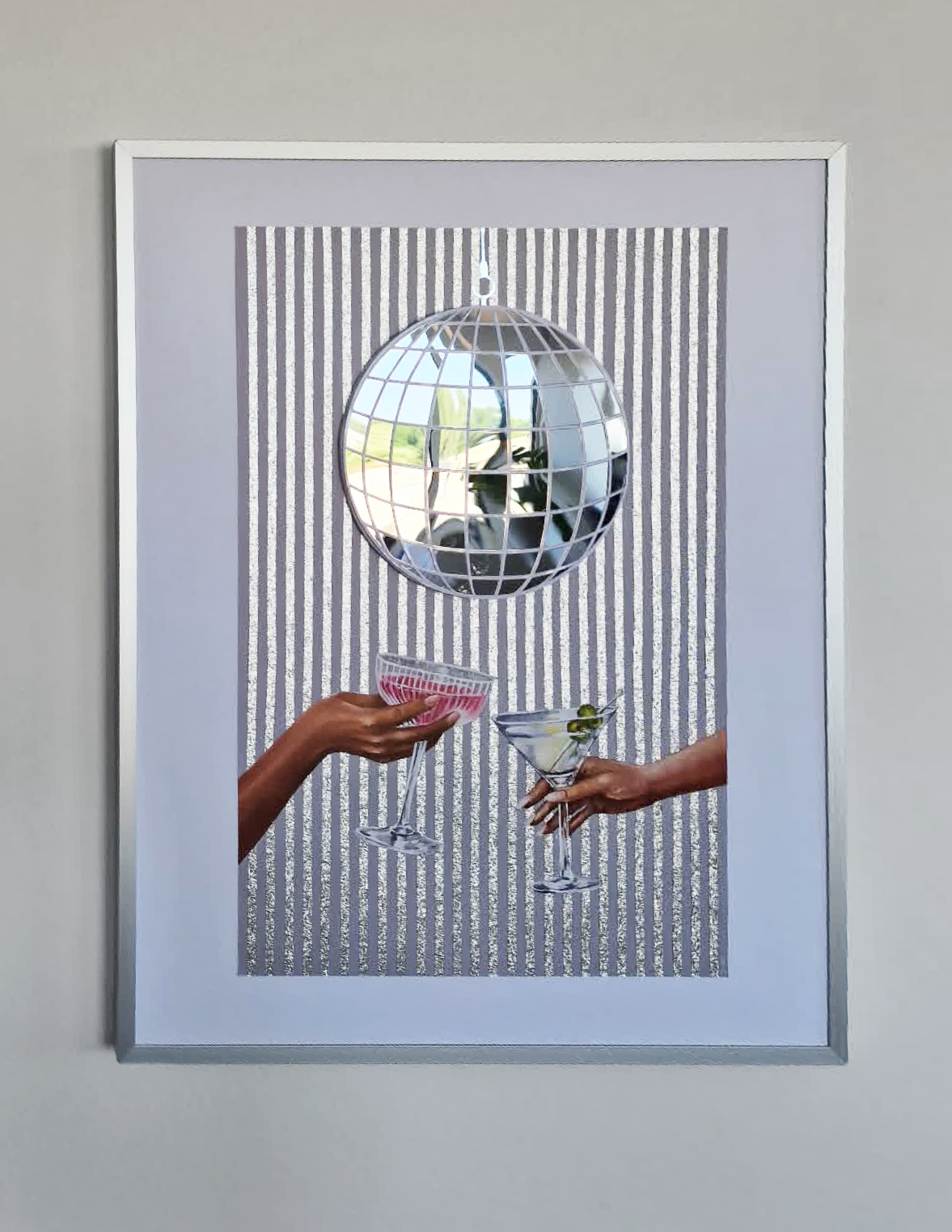 Disco bar art - Silver edition
