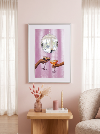 Disco bar art - Pink edition