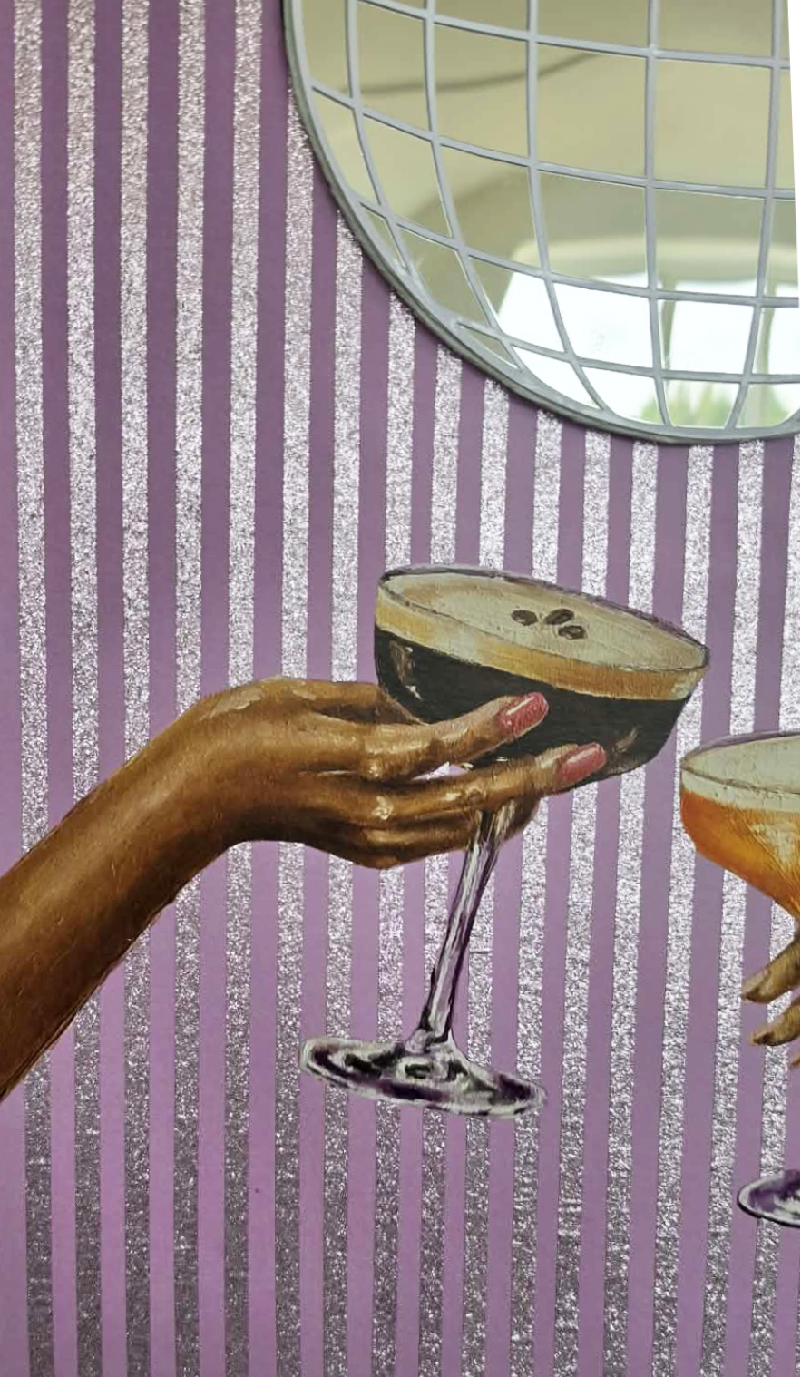 Disco bar art - Pink edition