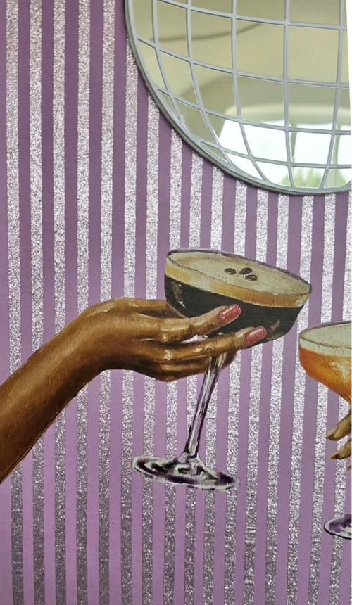 Disco bar art - Pink edition