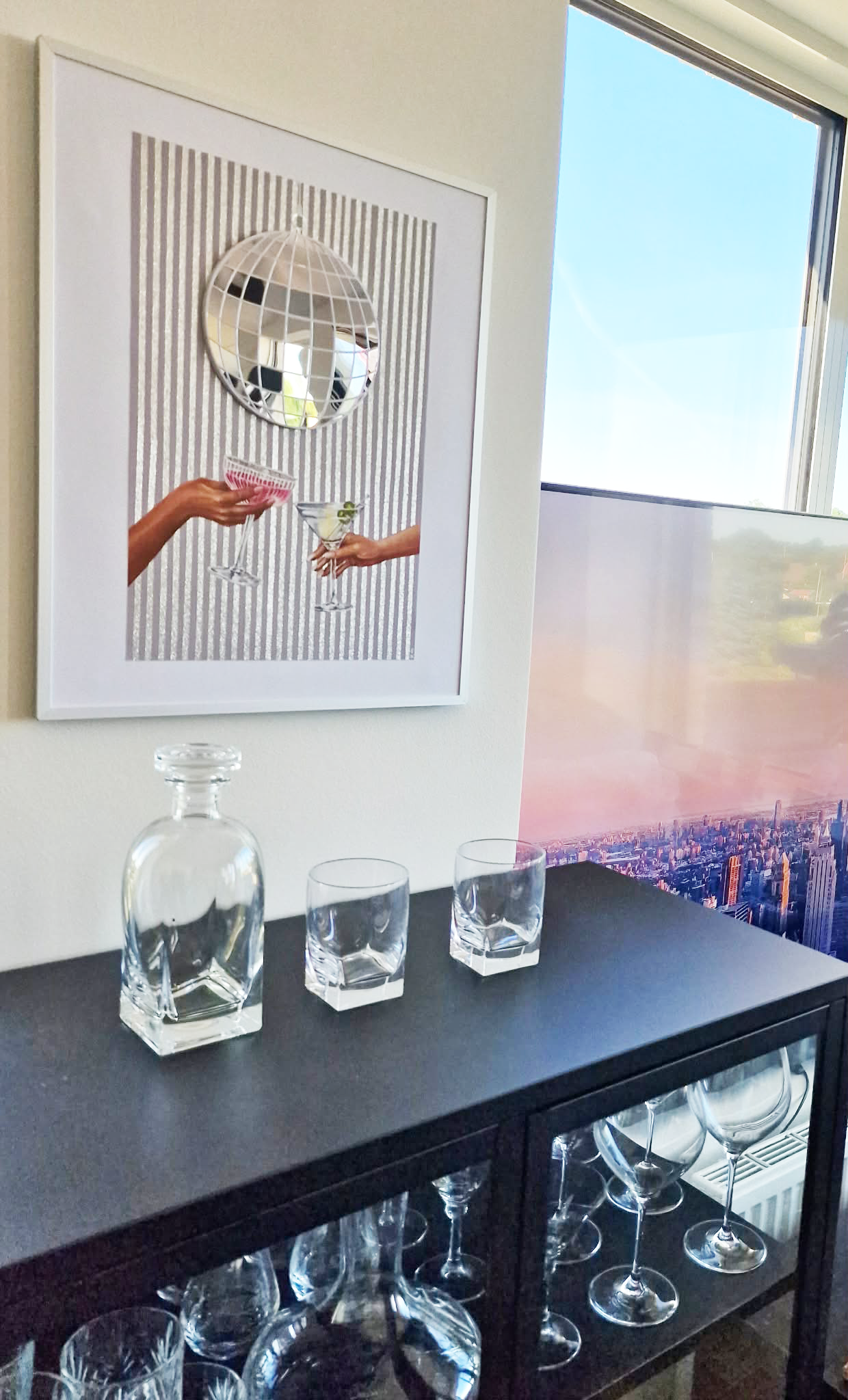 Disco bar art - Silver edition