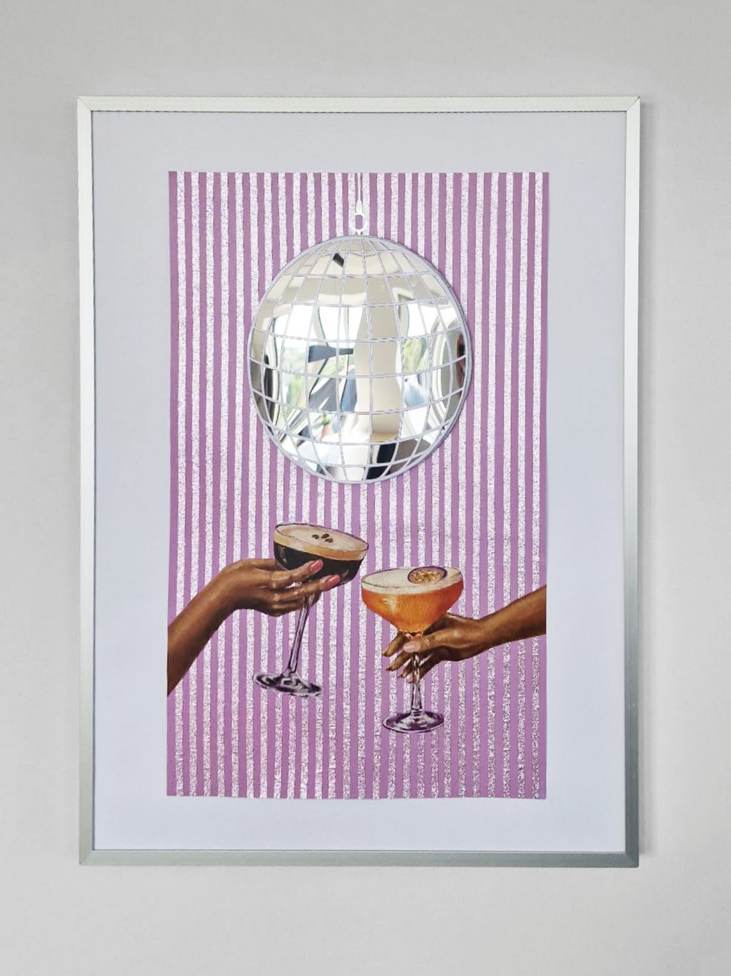Disco bar art - Pink edition